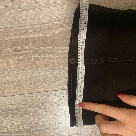 Authentic Prada Brown Suede Flat Knee-High Boots - Picture 7 of 8